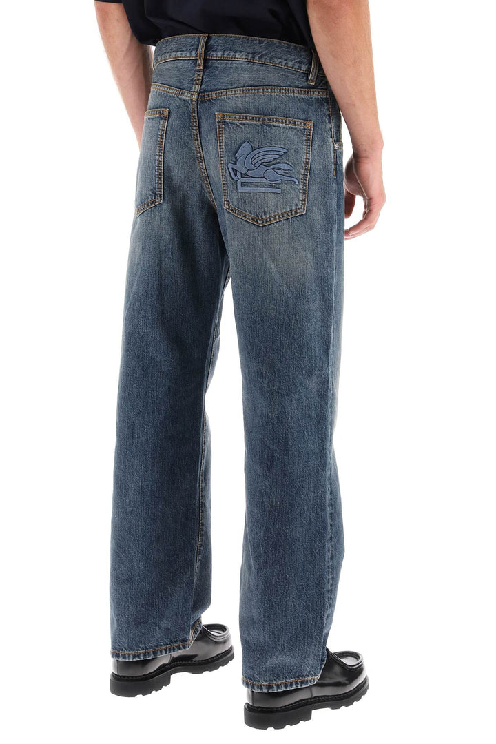 Jeans Loose Con Taglio Dritto - Etro - Uomo