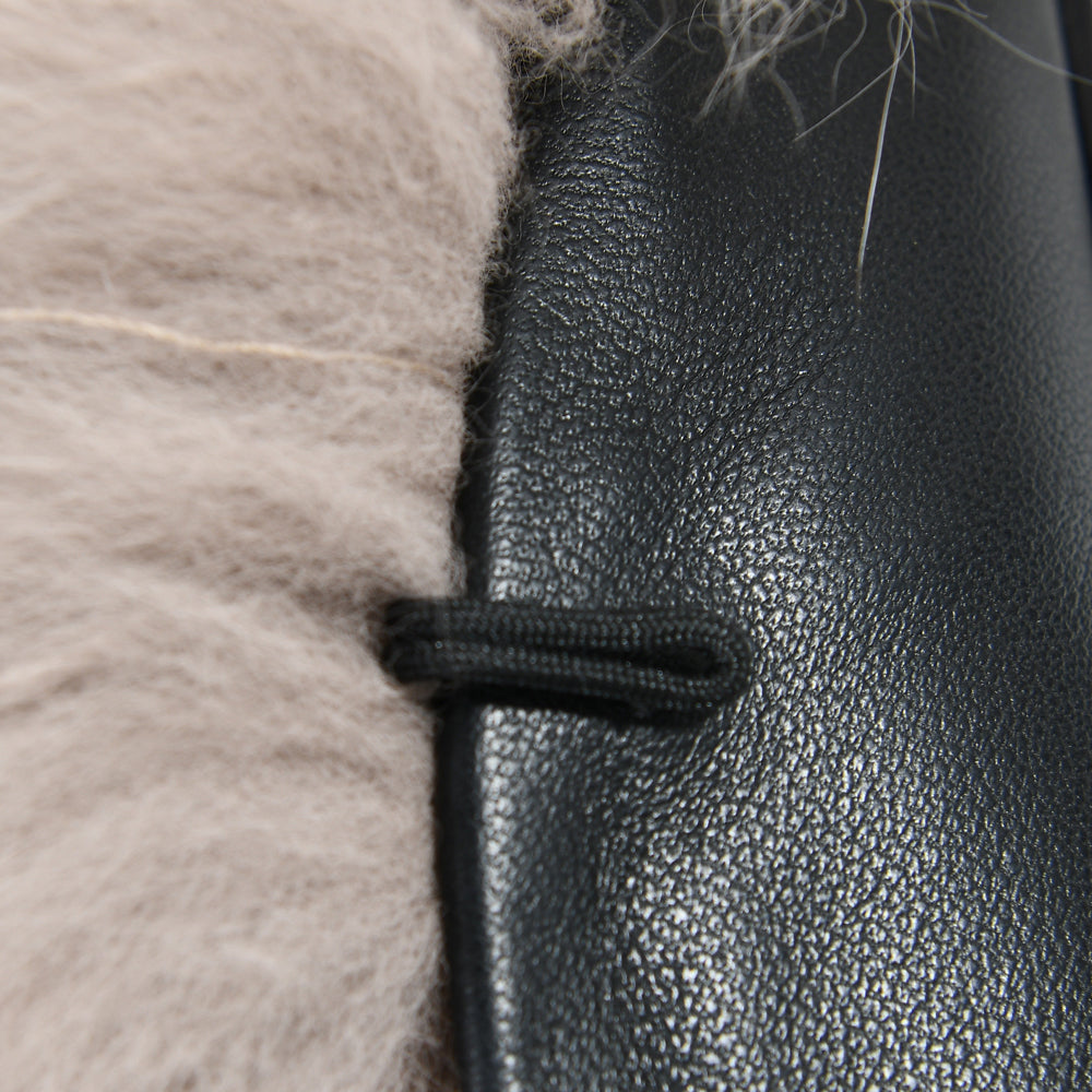 Gilet Ami Kaki in Pelliccia di Volpe