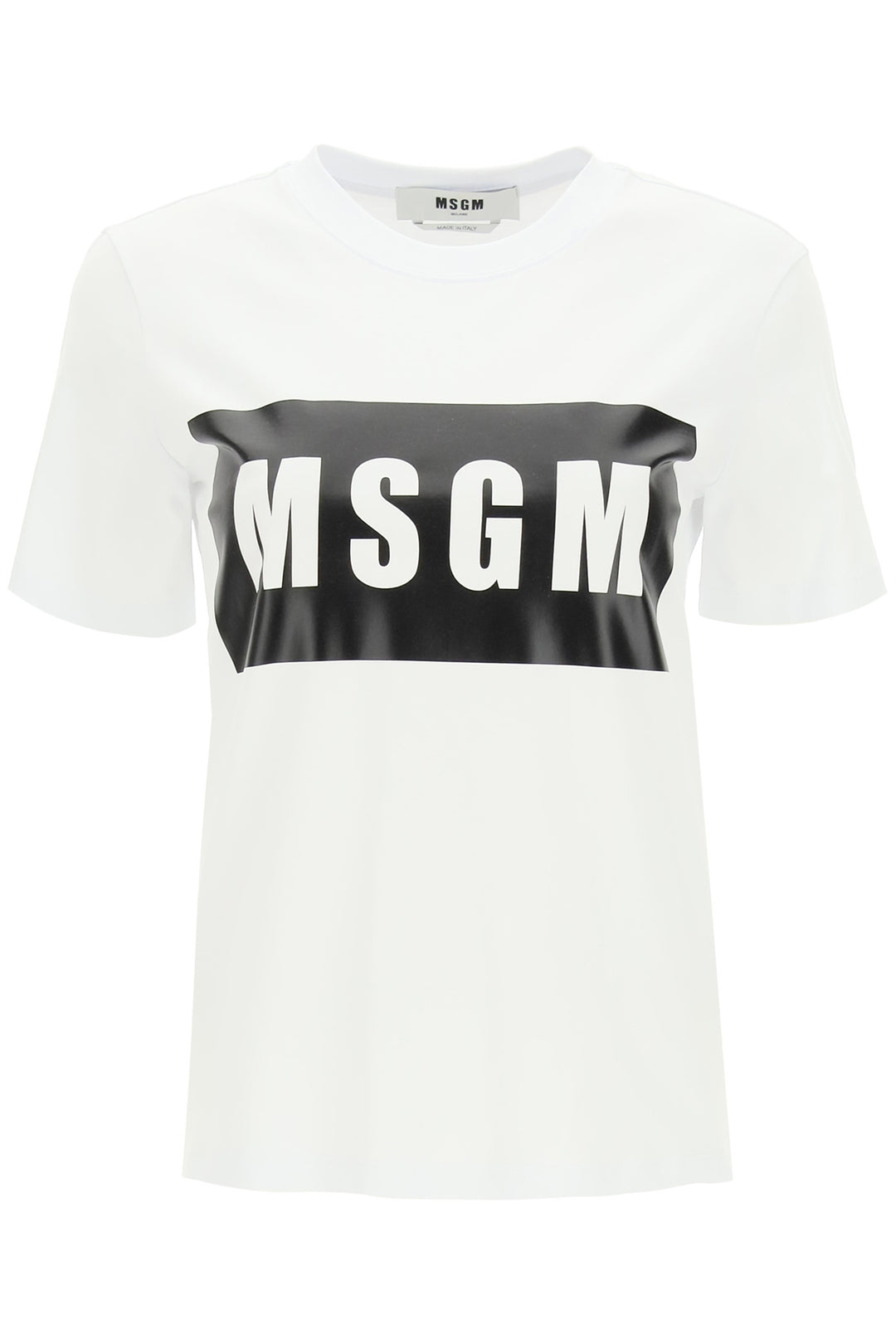 T Shirt Box Logo - MSGM - Donna