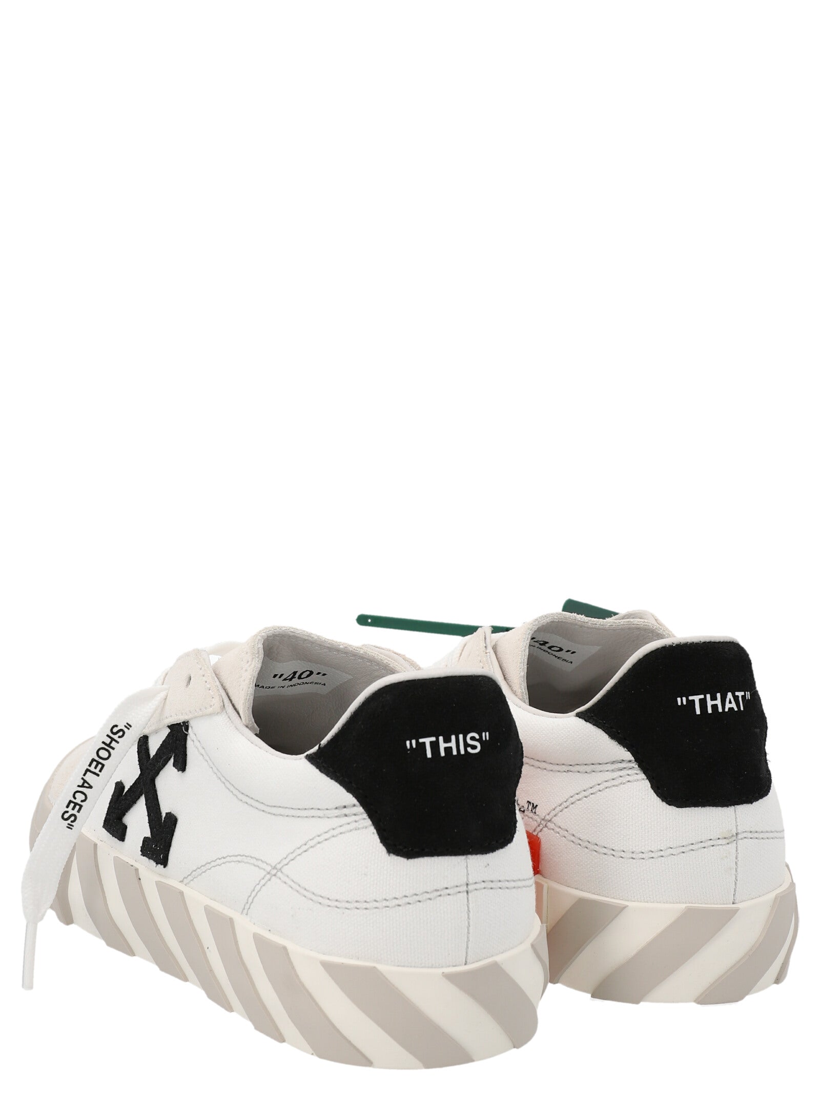 Scarpe off white bianche e nere hotsell