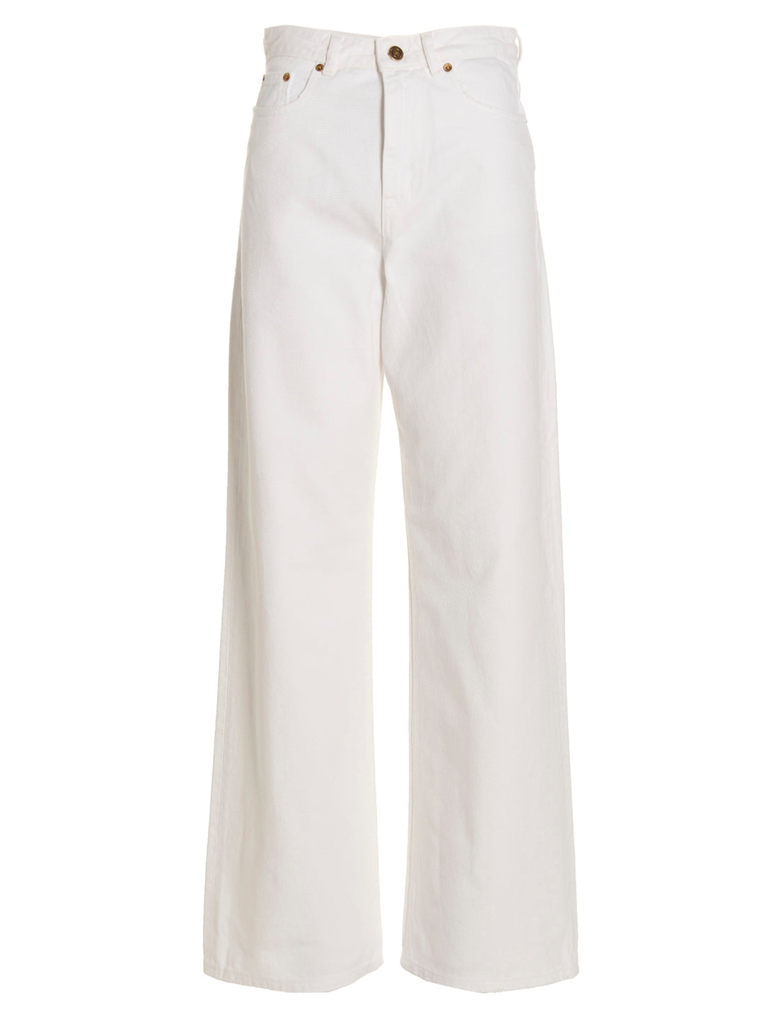 'Bull Over Dyed-58' Jeans Bianco