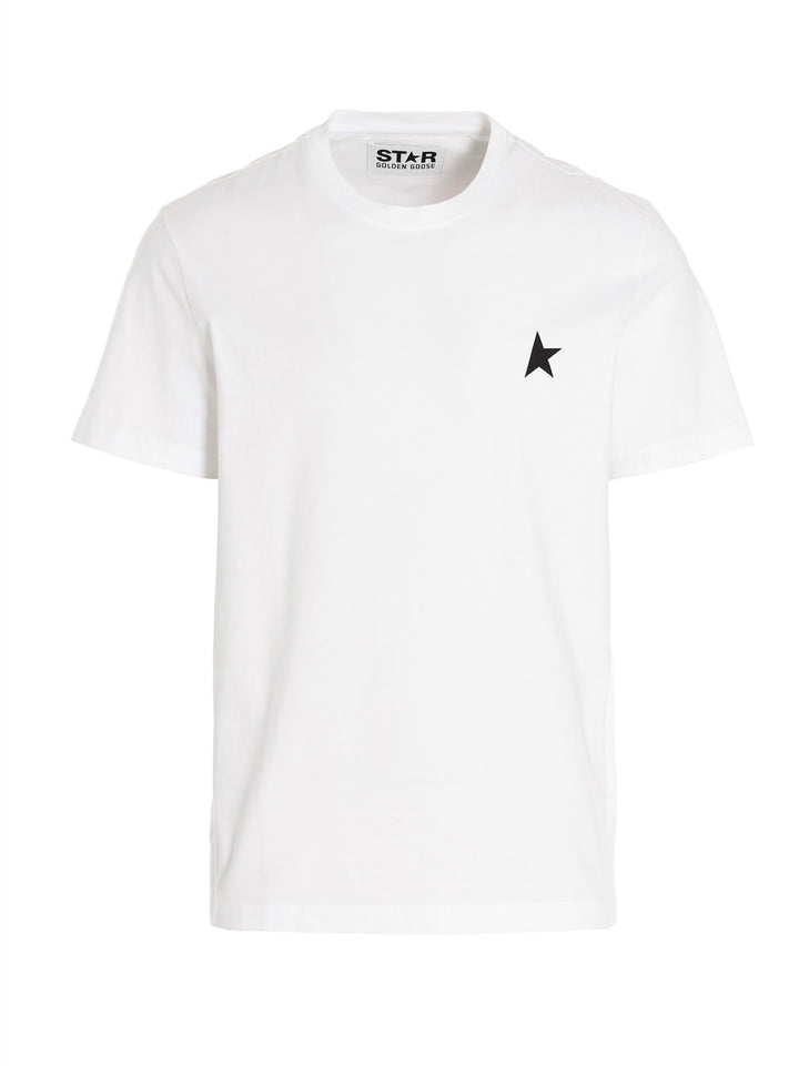 'Small Star' T Shirt Bianco/nero