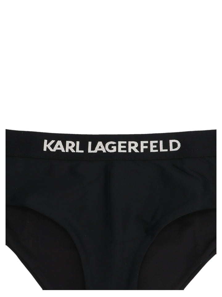 'Karl' Beachwear Nero