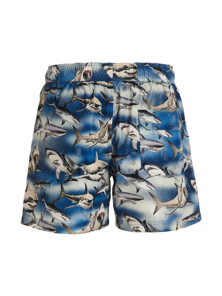 'Sharks' Beachwear Blu