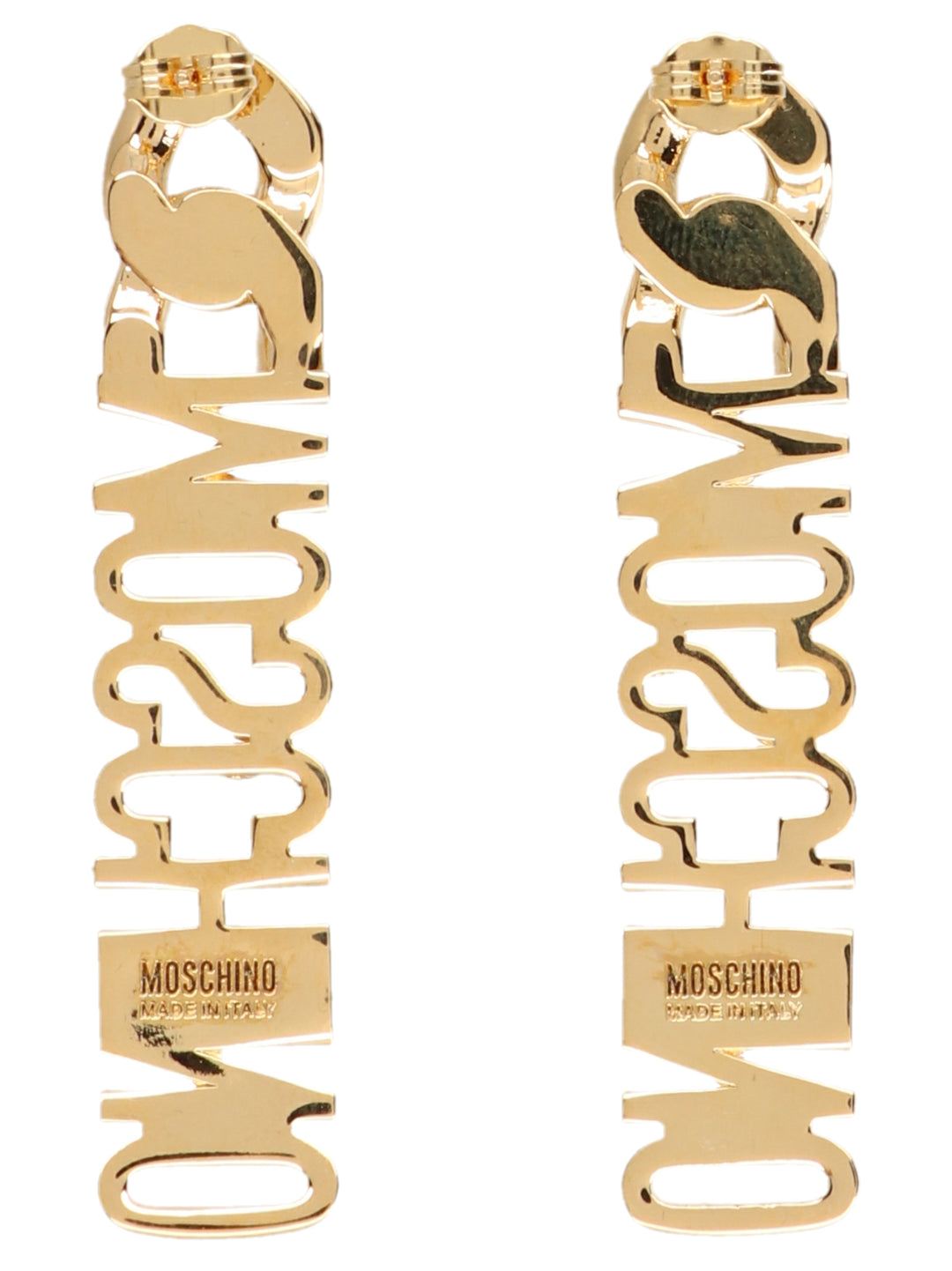Logo Lettering Earrings Gioielli Oro