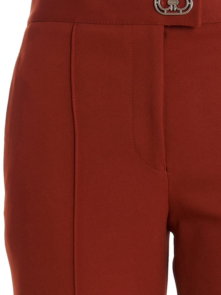 Diagonal Jersey' Pantaloni Arancione