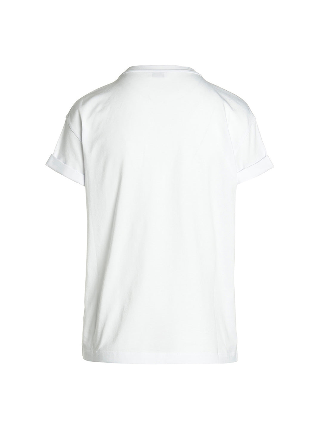 Chest Pockt Crewneck T Shirt Bianco