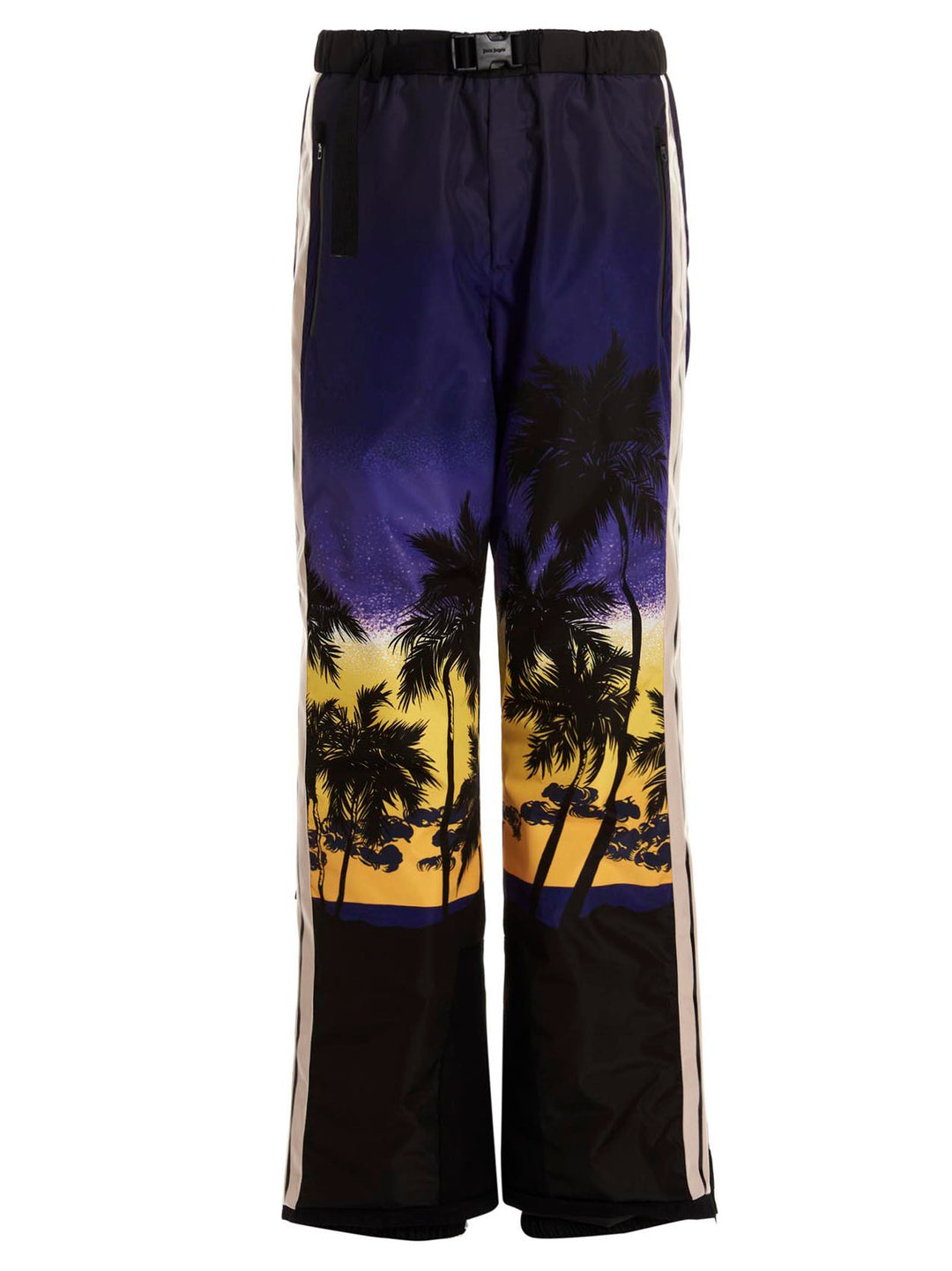 'Palm Sunset' Pantaloni Viola