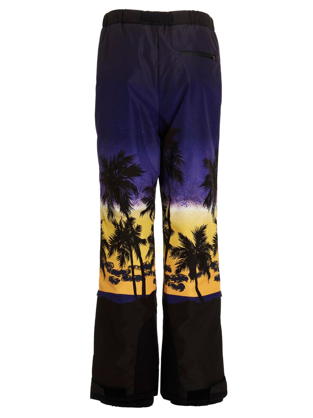 'Palm Sunset' Pantaloni Viola