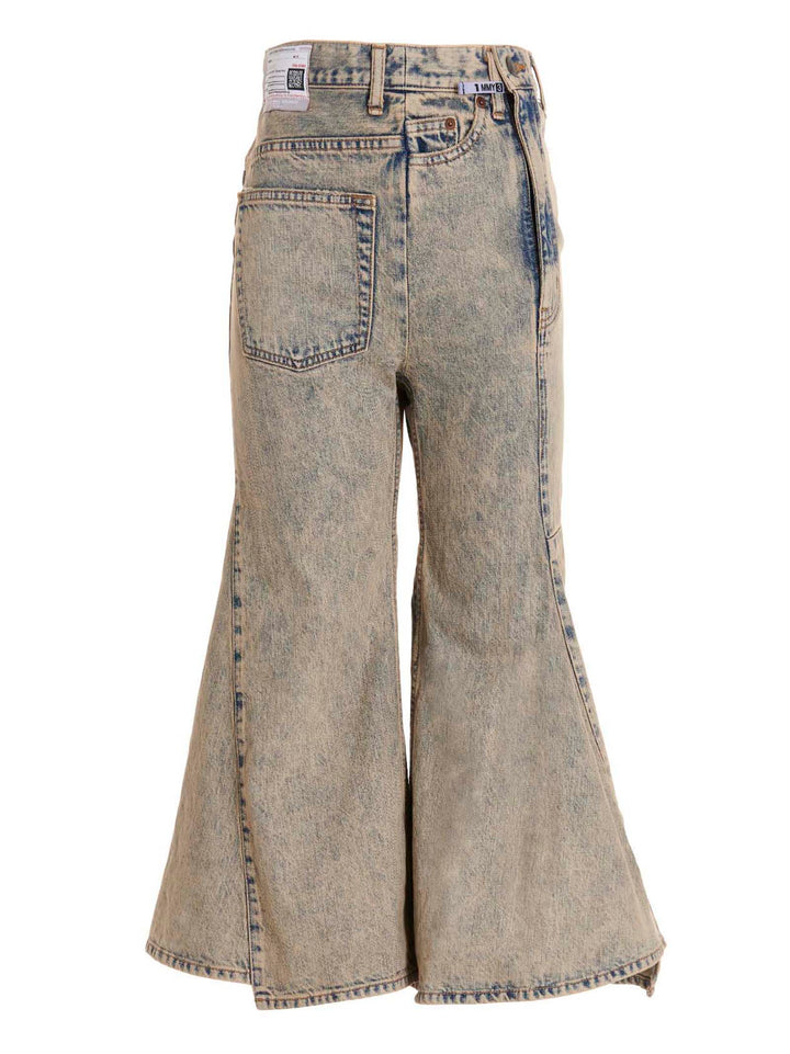 'Deconstruction' Jeans Beige