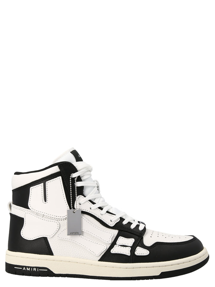 'Skel Top Hi' Sneakers Bianco/nero