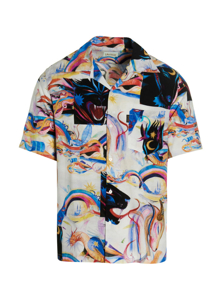 Panthera Hawaiian Camicie Multicolor