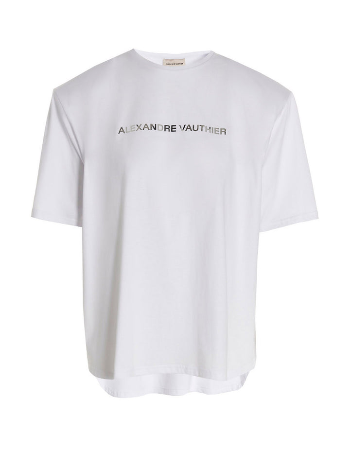 'Alexandre Vauthier Padded' T Shirt Bianco