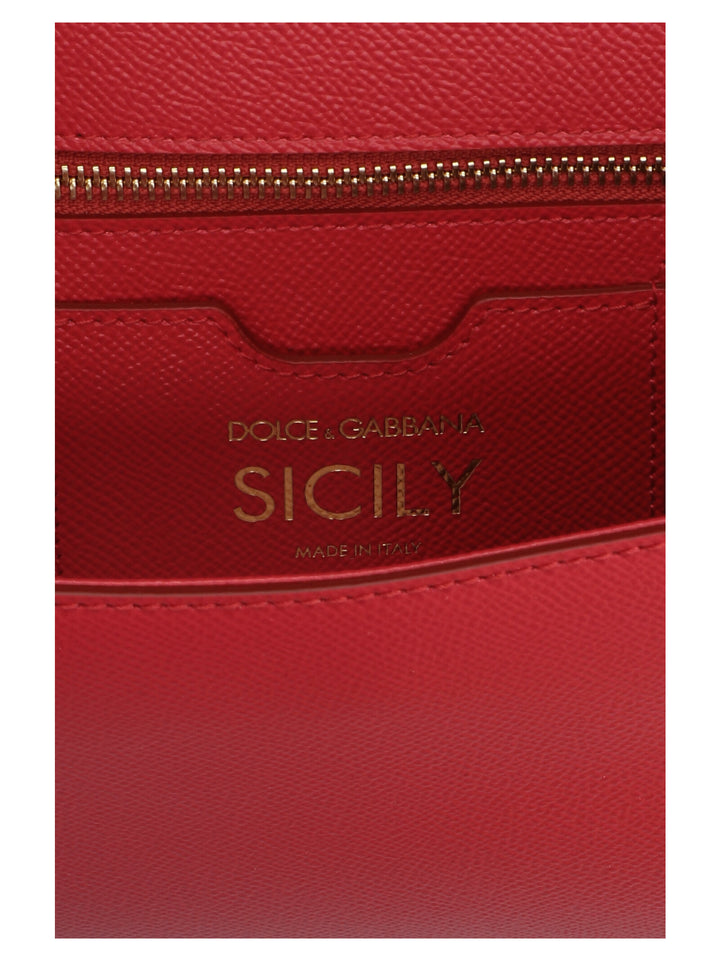 Sicily' Medium Handbag Borse A Mano Rosso