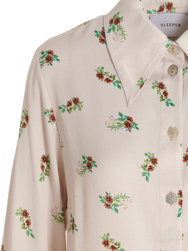 'Blossom' Camicie Beige