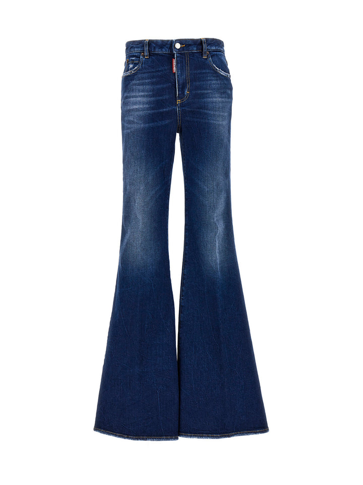 'Super flare' Jeans Blu