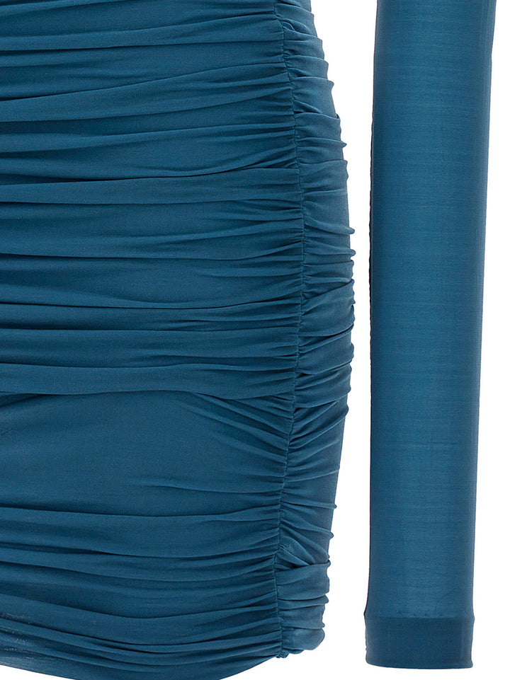 Draped Jersey Dress Abiti Blu