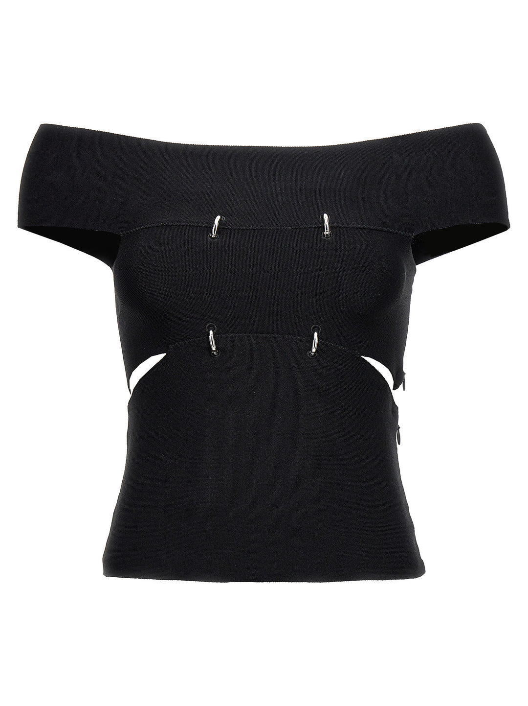 Cut Out Top Top Nero