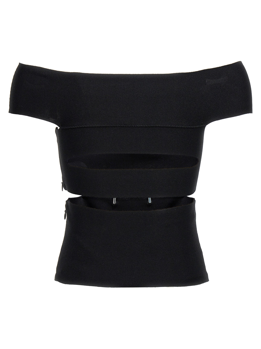Cut Out Top Top Nero