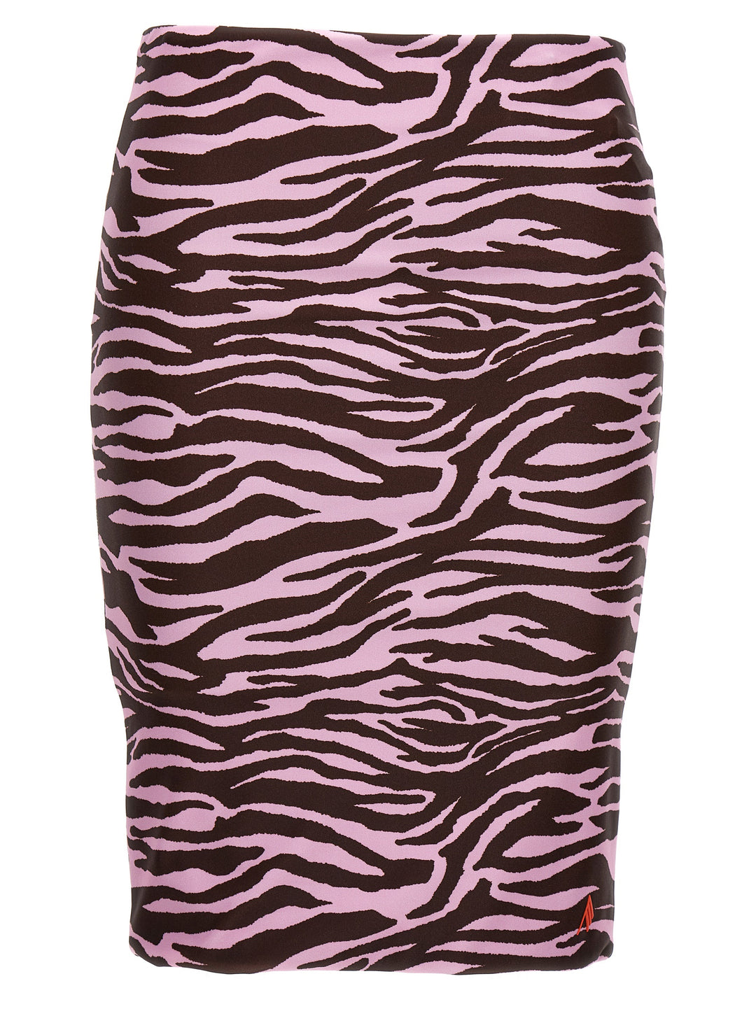 Zebra Miniskirt Beachwear Multicolor