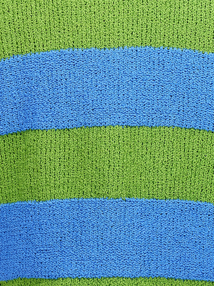 Striped Knit  Shirt Polo Multicolor