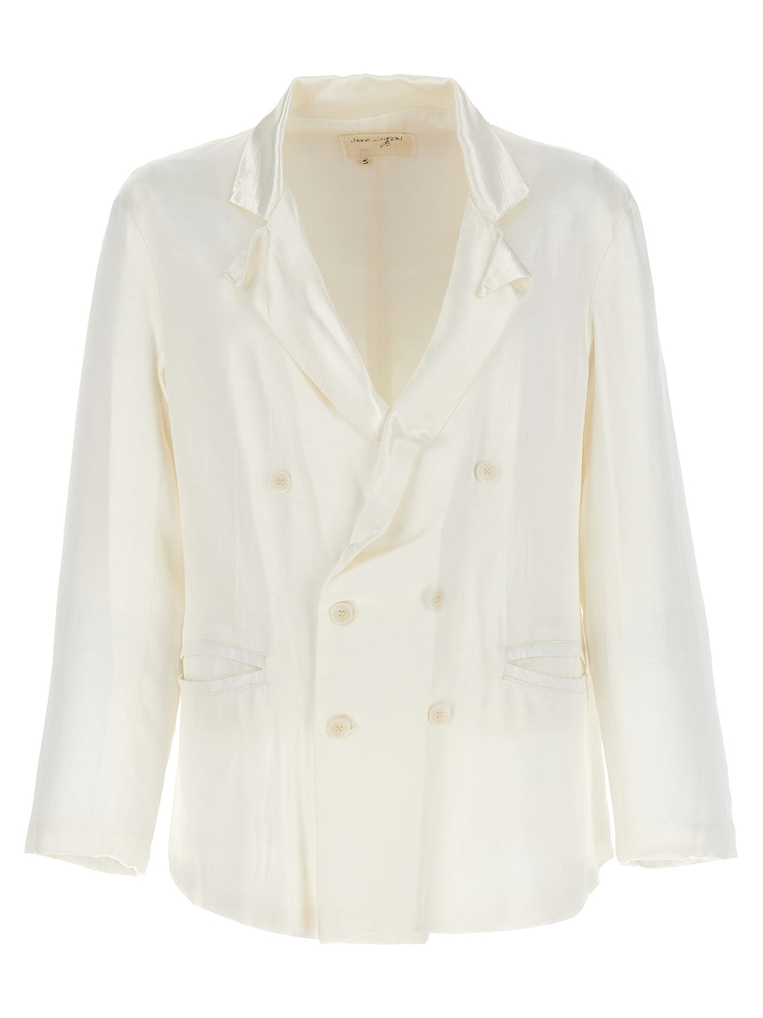 Double Breast Blazer Jacket Giacche Bianco