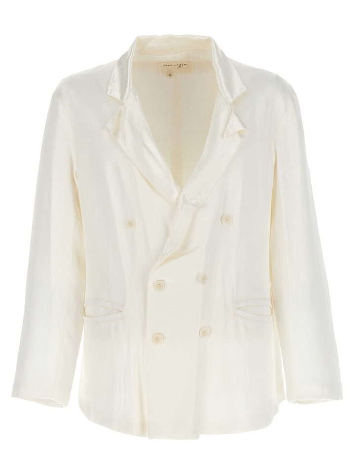 Double Breast Blazer Jacket Giacche Bianco