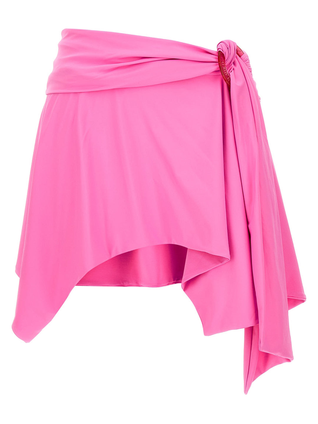 Flounced Miniskirt Beachwear Rosa