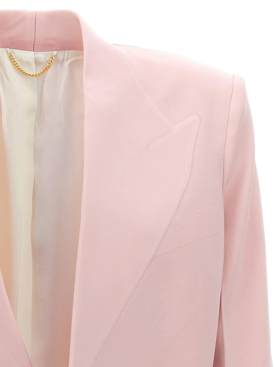 Single-Breasted Blazer Jacket Giacche Rosa
