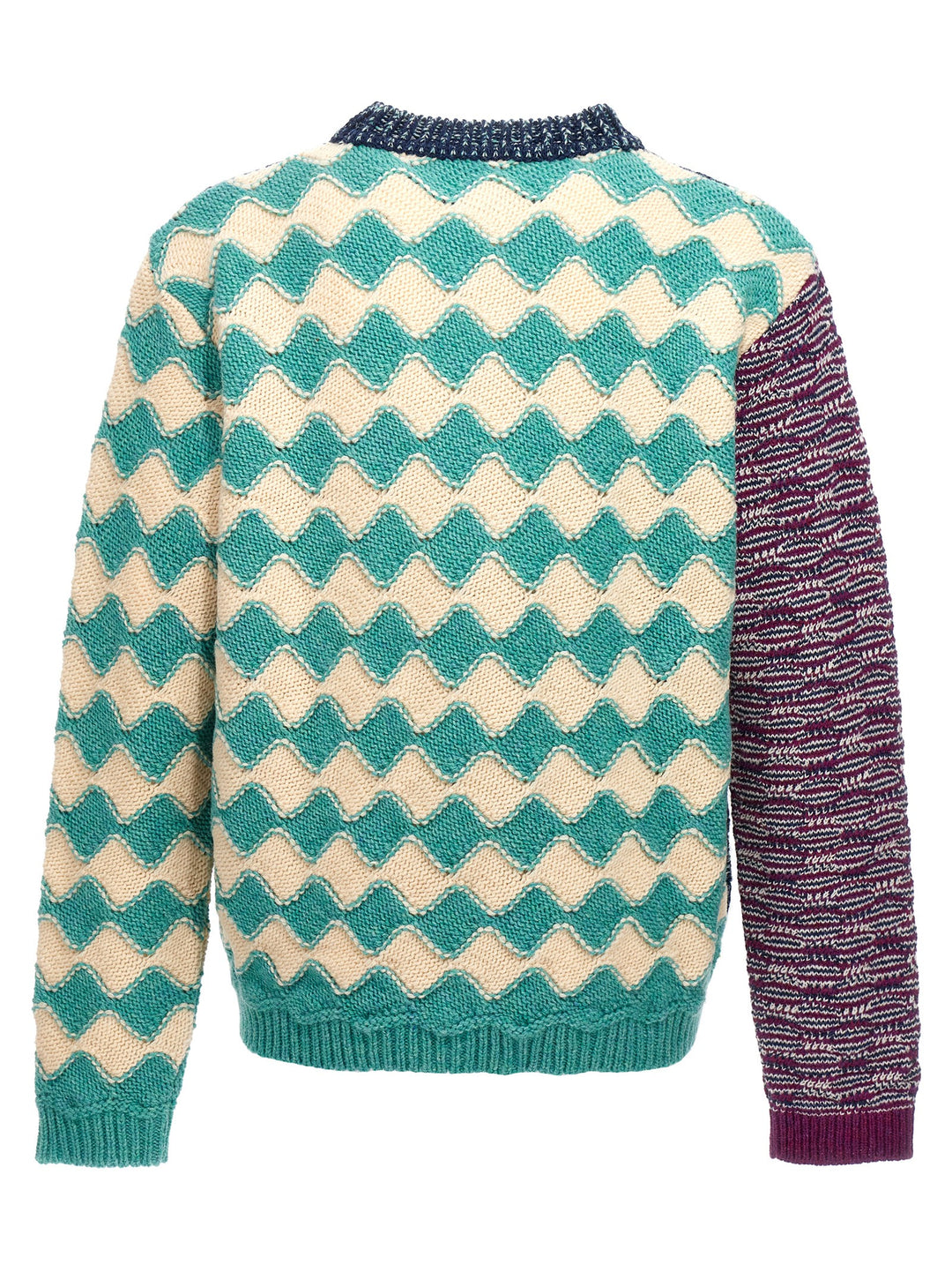 Patterned Yarn Sweater Maglioni Multicolor