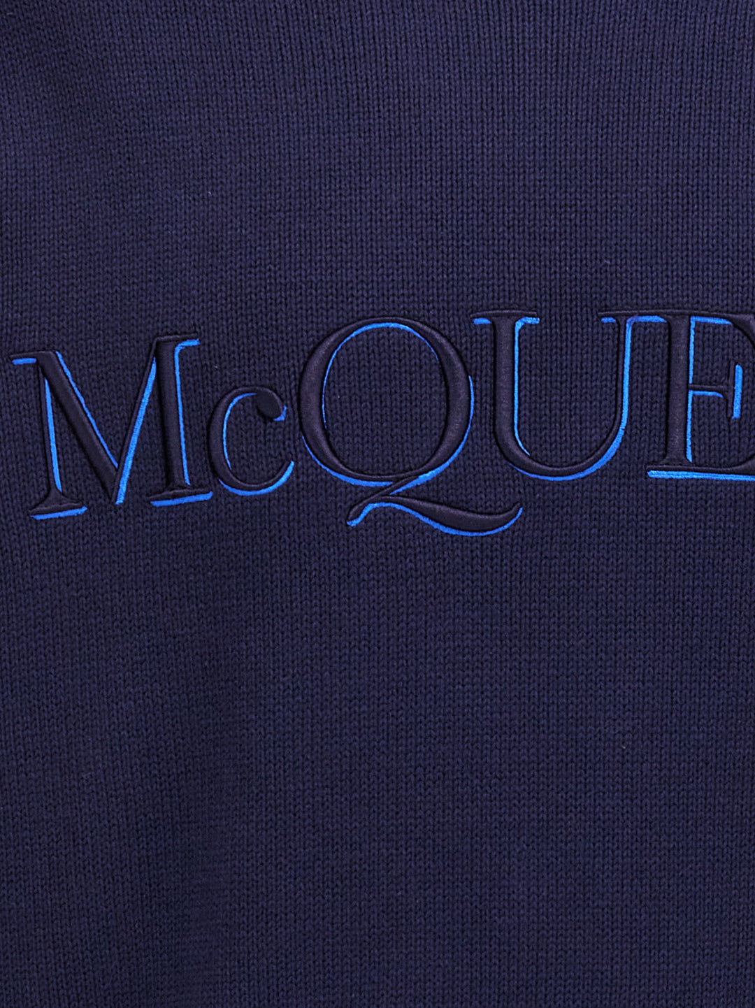 Logo Embroidered Sweater Maglioni Blu