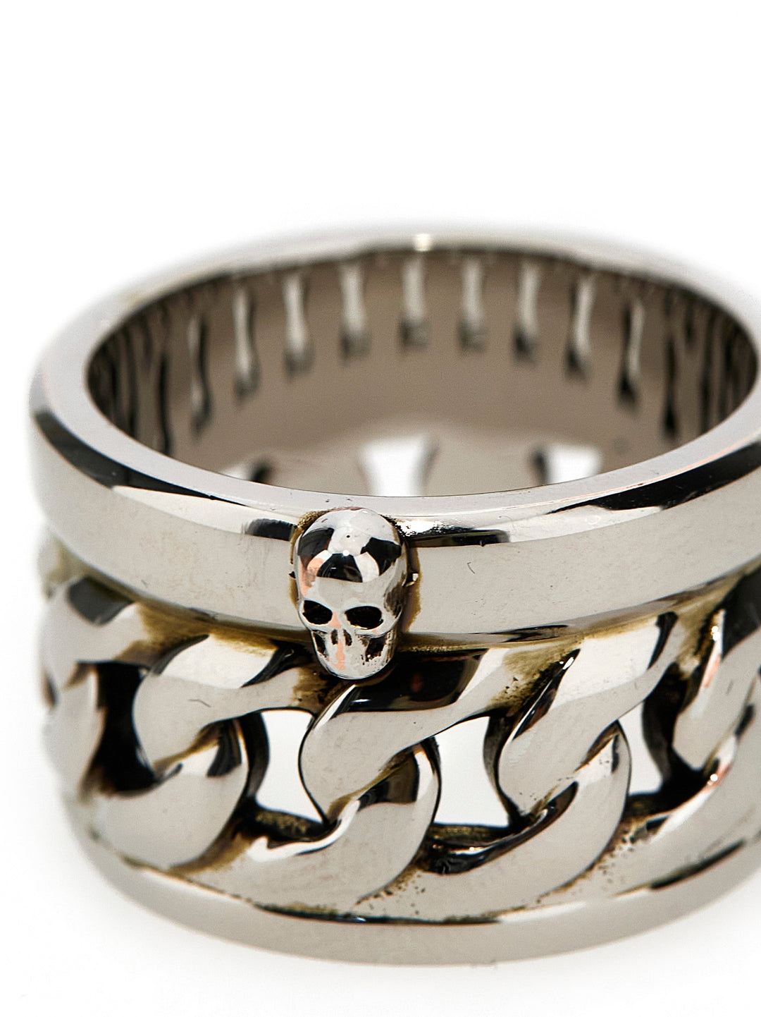 Dynamic Skull Ring Gioielli Silver