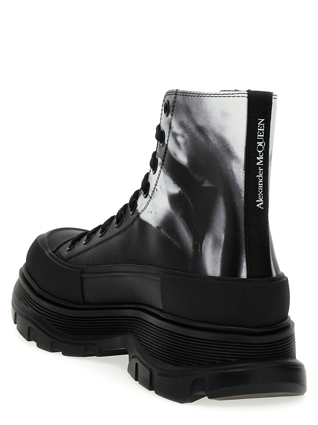 Tread Slick Solarised Flower Ankle Boots Stivali E Stivaletti Bianco/Nero