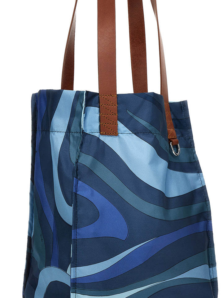 Marmo Shopper Bag Tote Blu