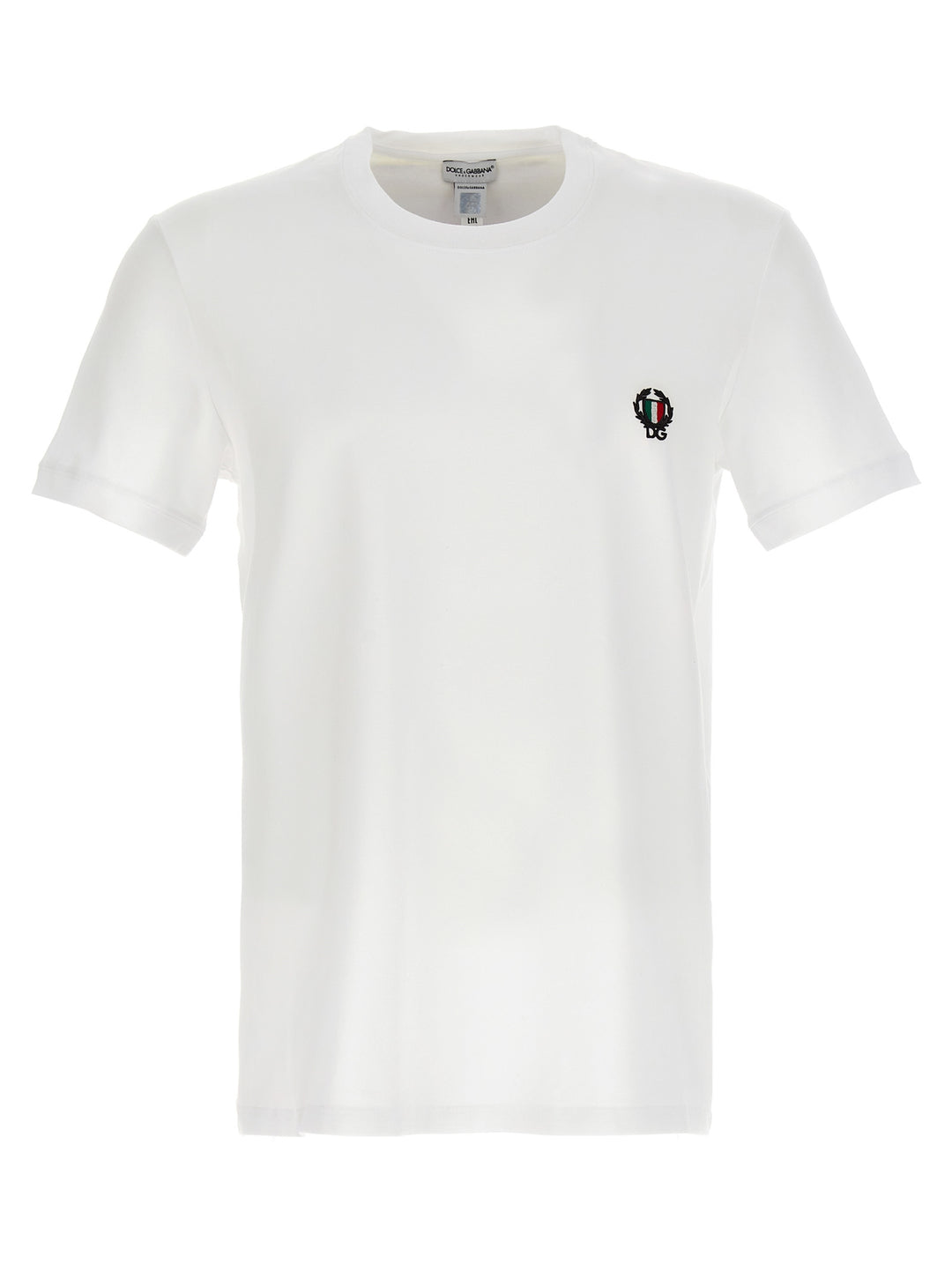 Logo Embroidered T-Shirt Intimo Bianco