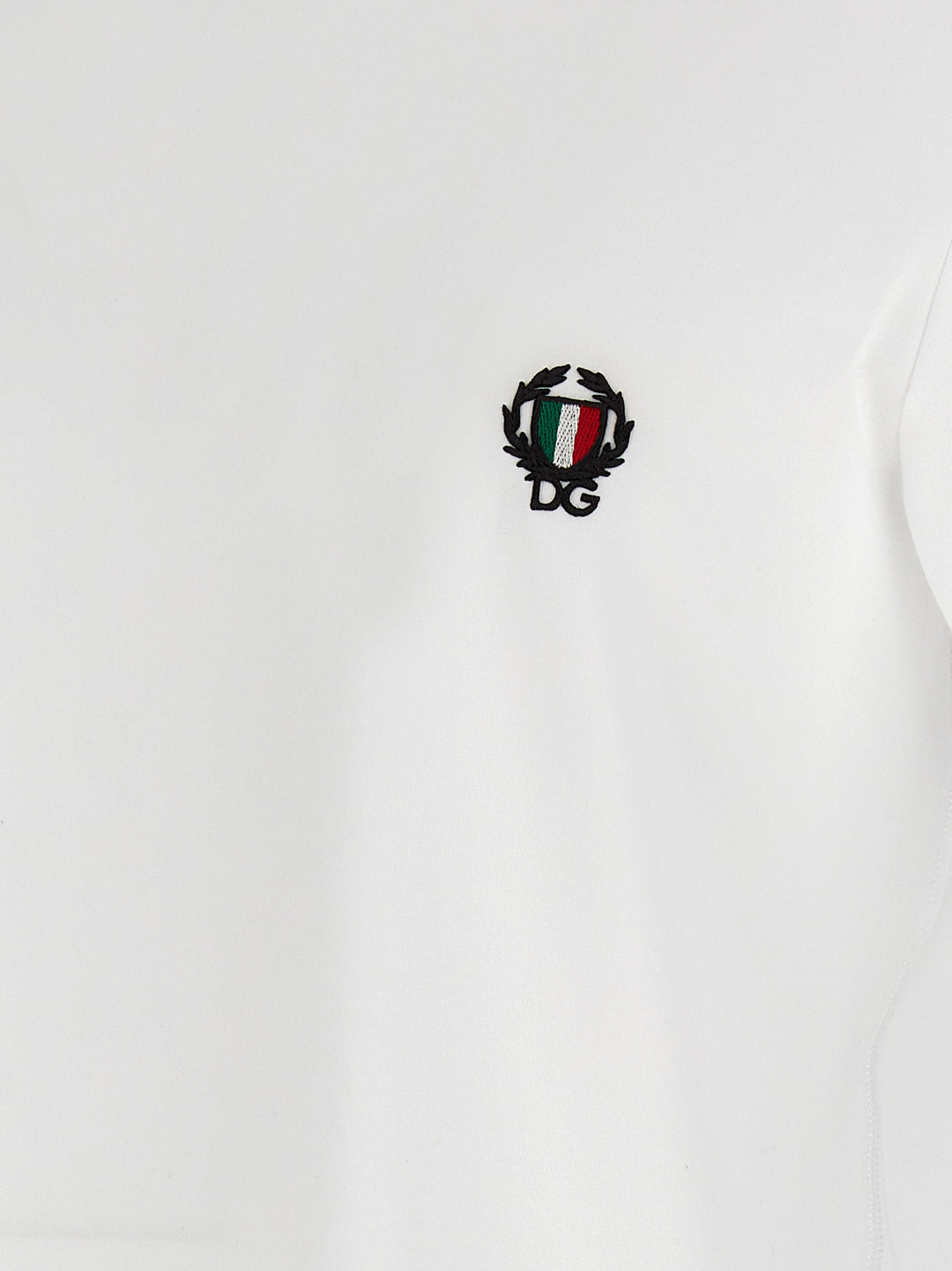 Logo Embroidered T-Shirt Intimo Bianco