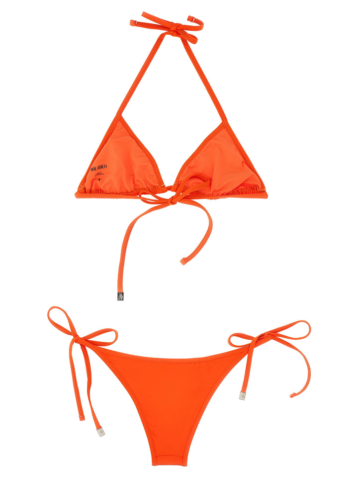 Lycra Bikini Beachwear Arancione