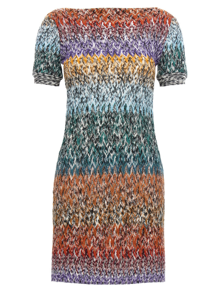 Multicolor Knit Dress Abiti Multicolor