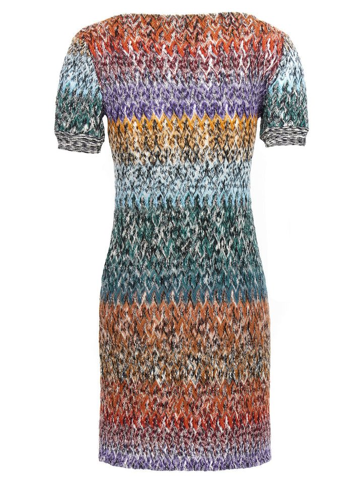 Multicolor Knit Dress Abiti Multicolor