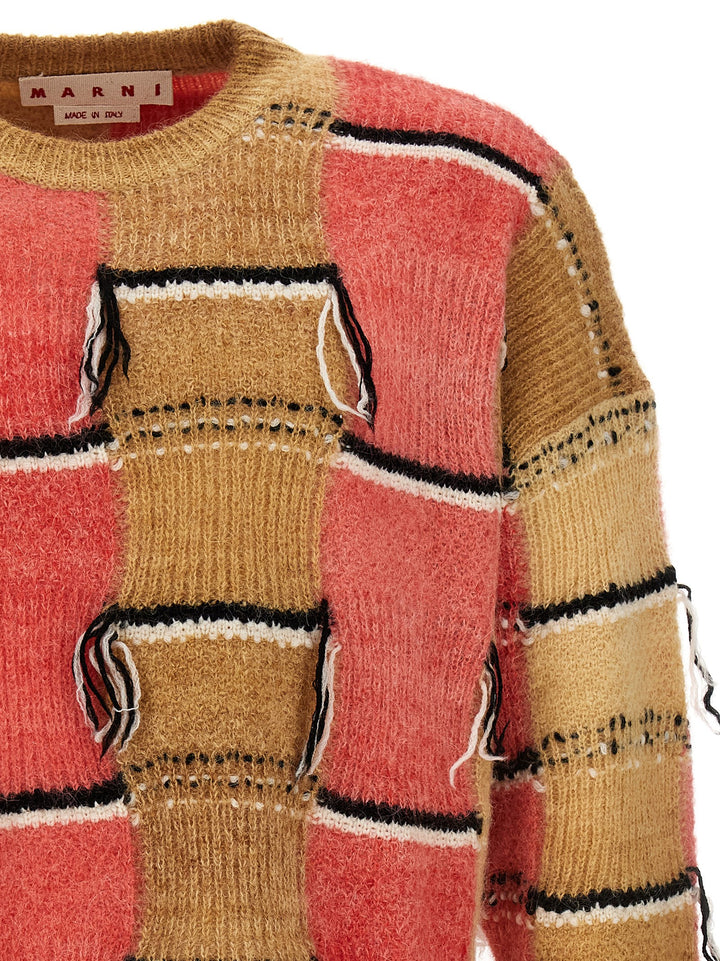 Fringed Multicolor Sweater Maglioni Multicolor