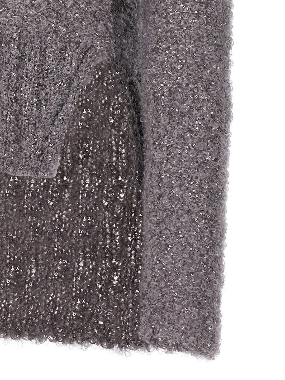 Micro Sequin Sweater Maglioni Grigio