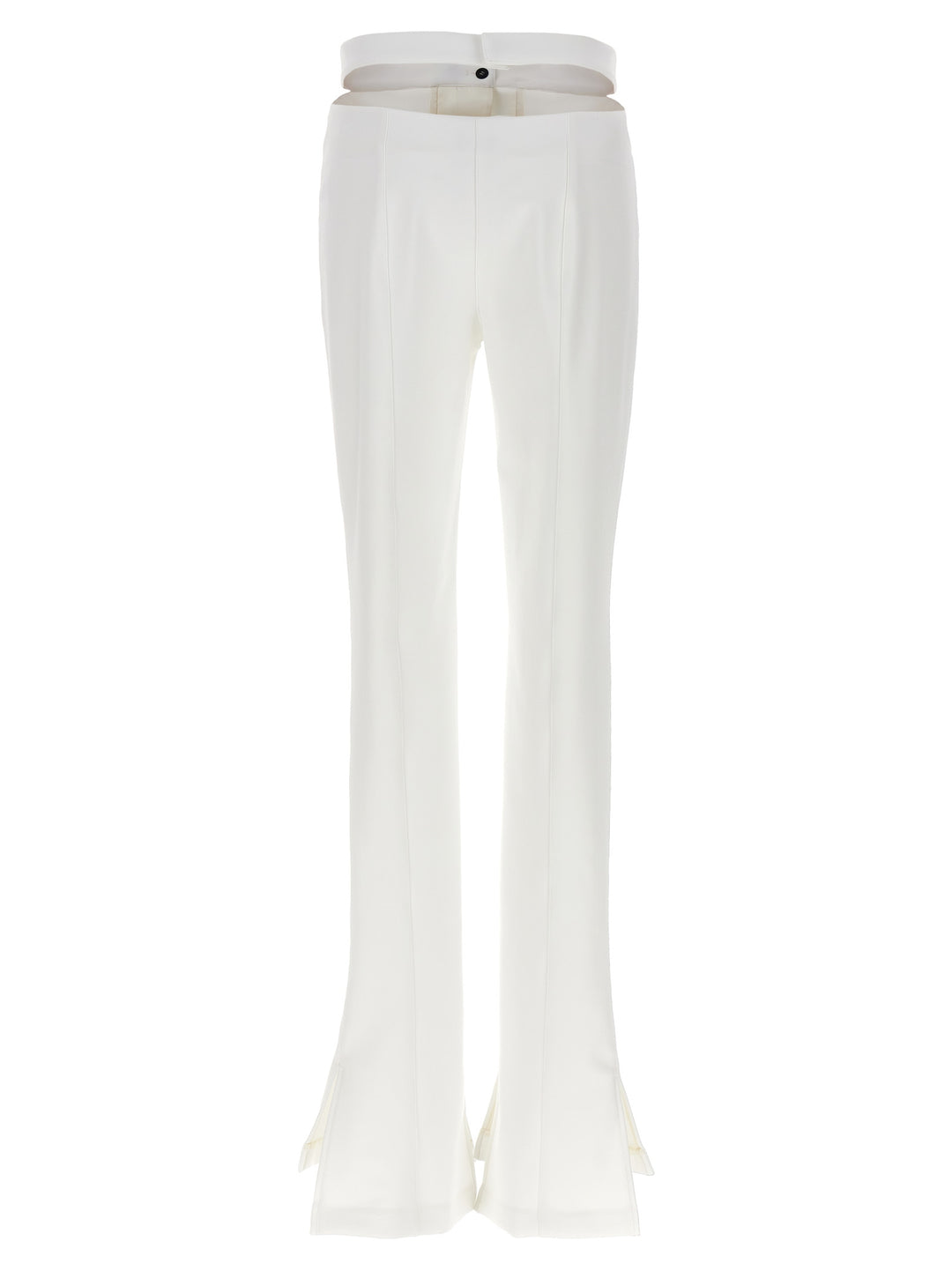 Cut-Out Pantaloni Bianco