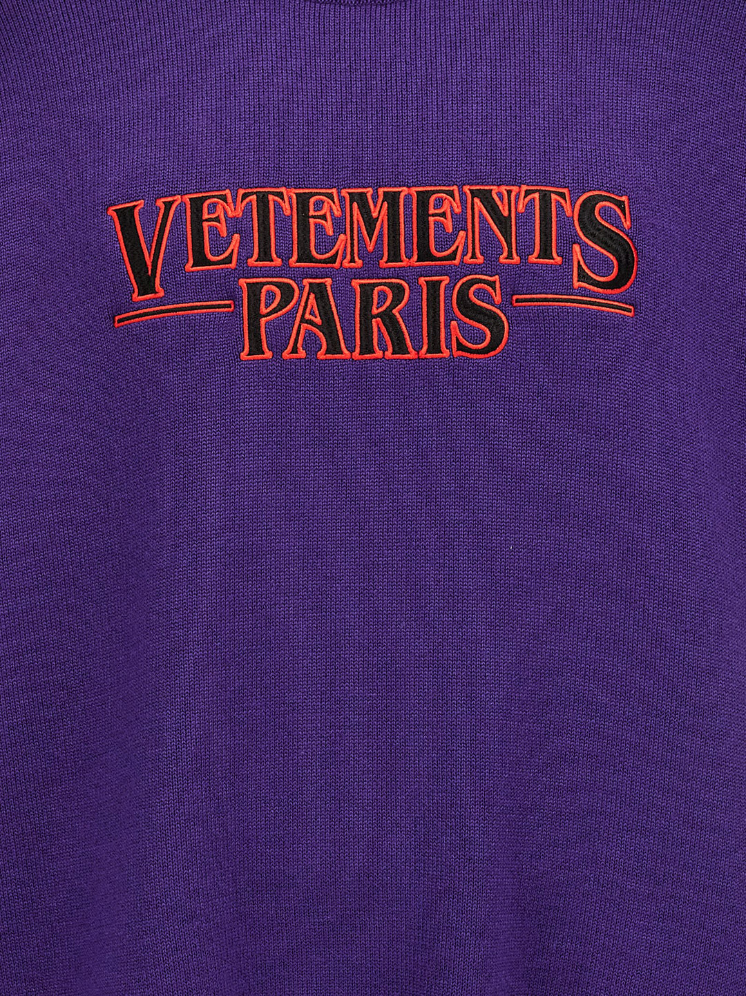 Vetements Paris Sweater Felpe Viola