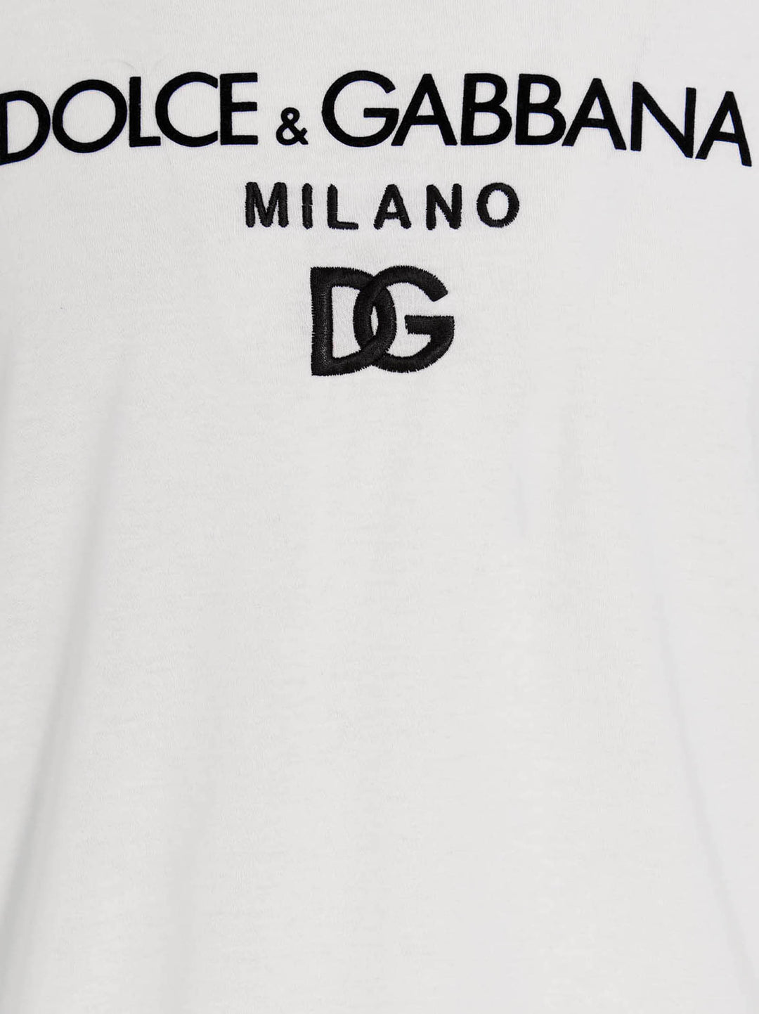 Dg Essential T Shirt Bianco
