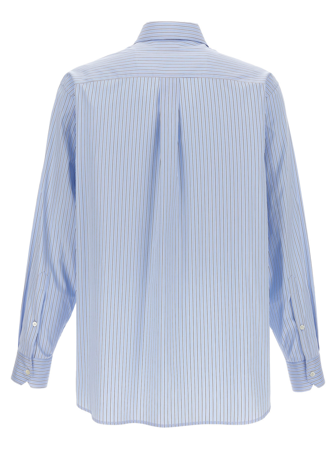 Valentino Striped Shirt Camicie Celeste