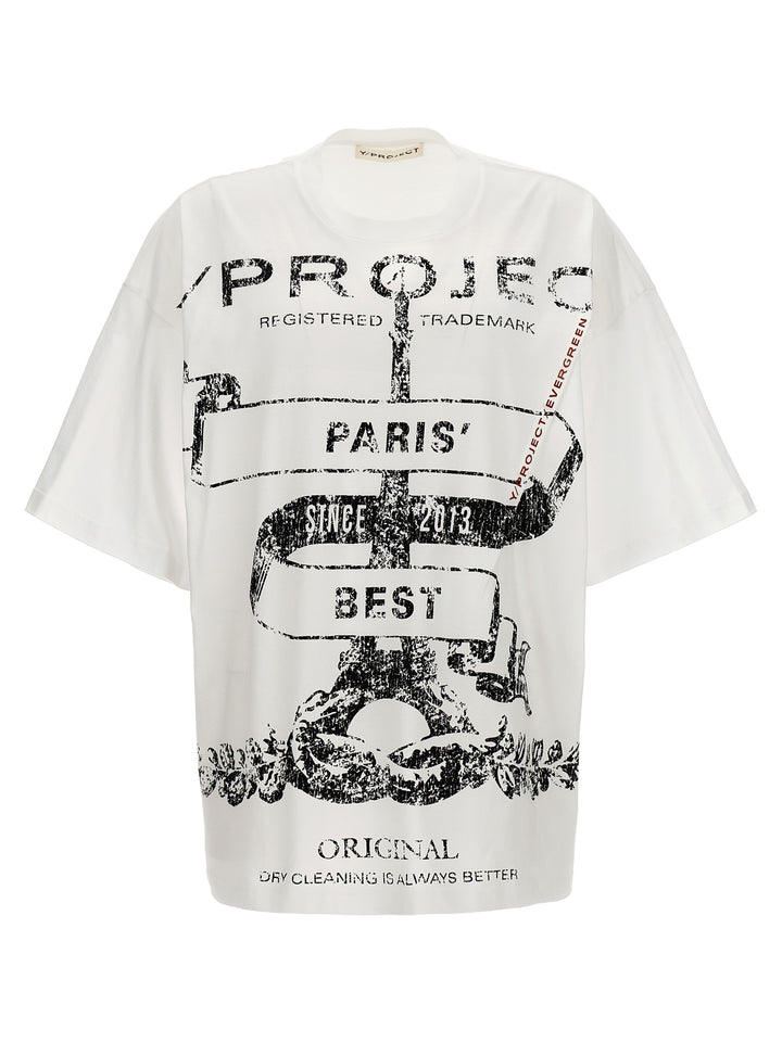 Evergreen Paris T Shirt Bianco