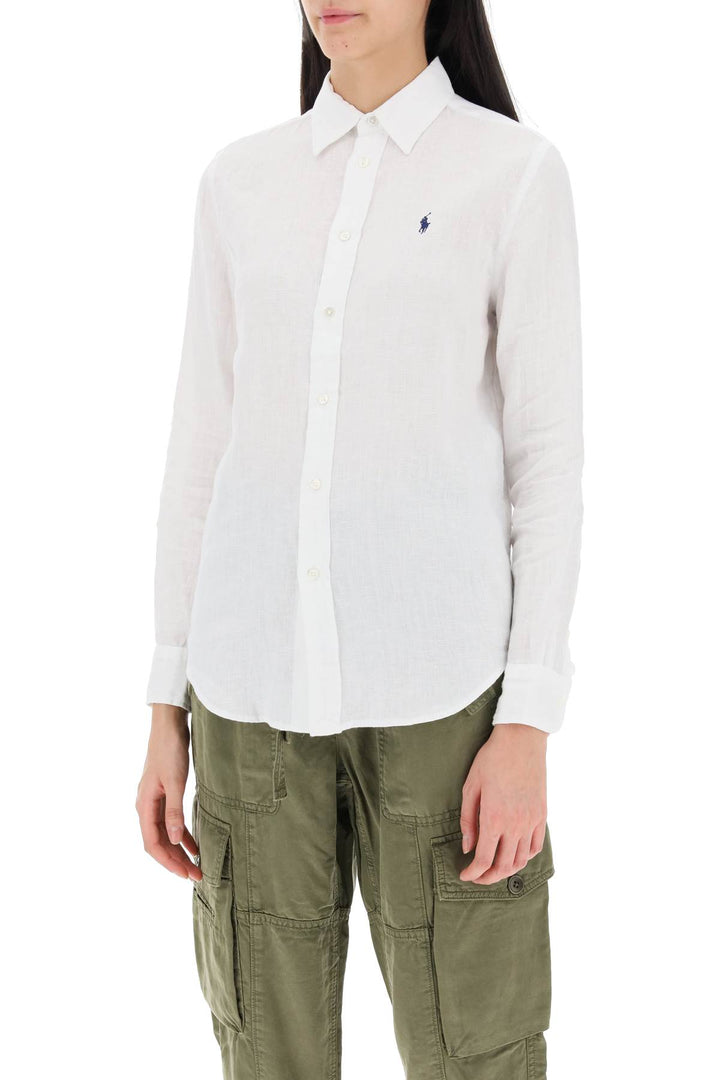 Camicia In Lino Relaxed Fit - Polo Ralph Lauren - Donna