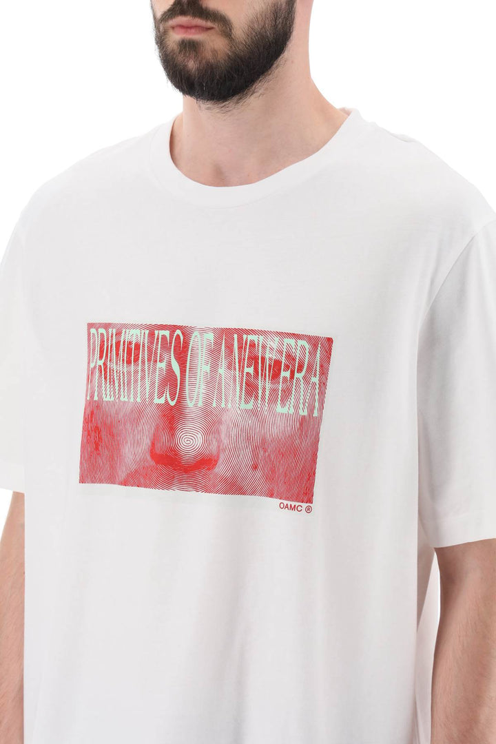 T Shirt 'Albrecht' Con Stampa - Oamc - Uomo