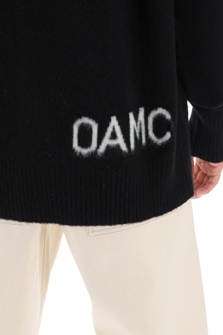 Pullover In Lana Con Logo Jacquard - Oamc - Uomo