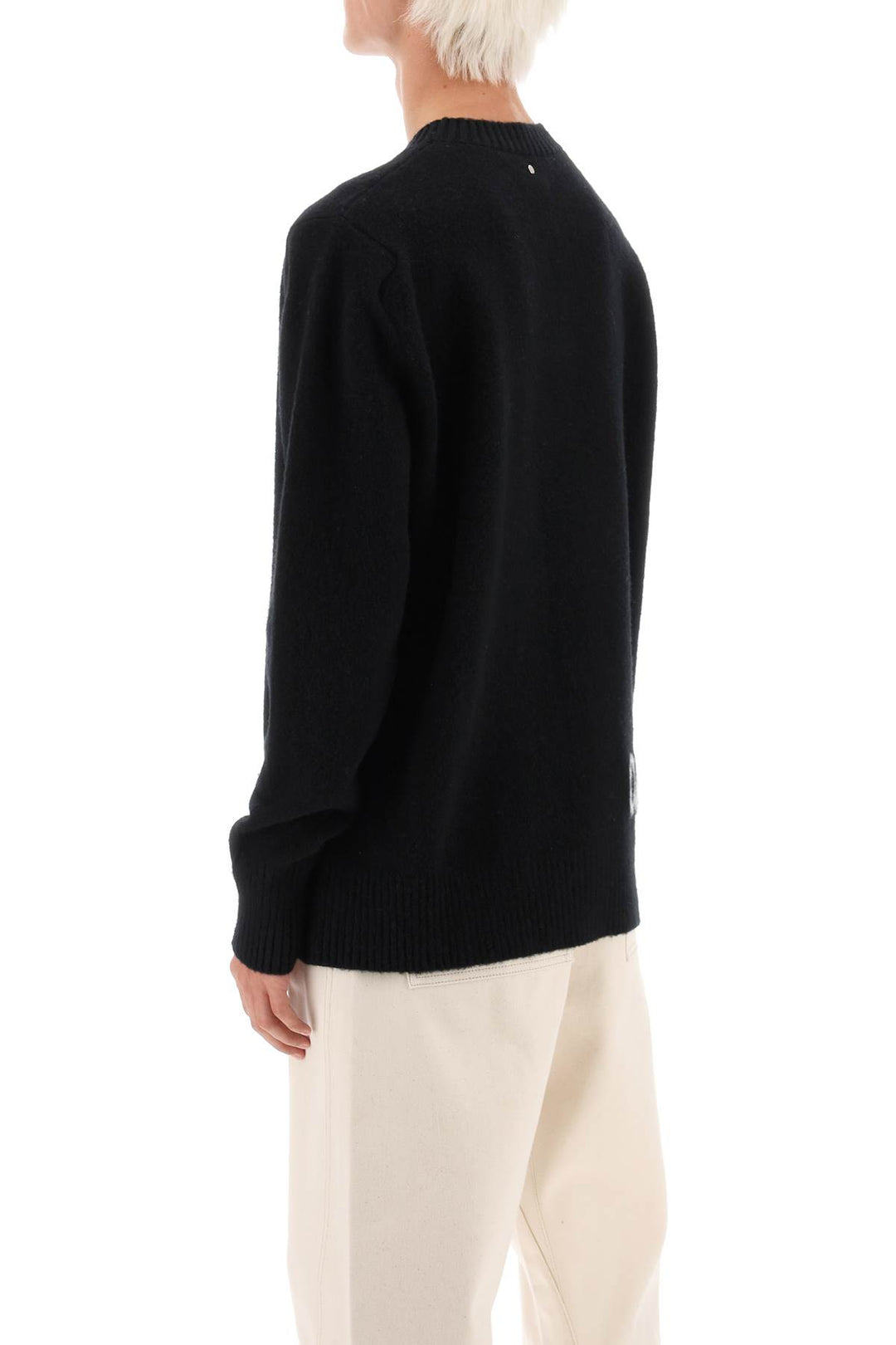 Pullover In Lana Con Logo Jacquard - Oamc - Uomo